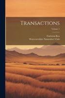 Transactions; Volume 1