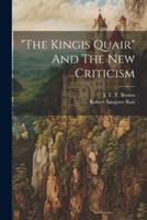 "The Kingis Quair" And The New Criticism