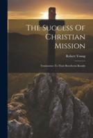 The Success Of Christian Mission