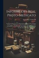 Informe Del Real Proto-Medicato
