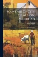 Souvenir Of City Of Albion, Michigan