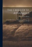 The Creed Of St. Athanasius