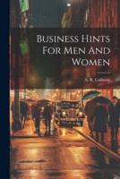 Business Hints For Men And Women