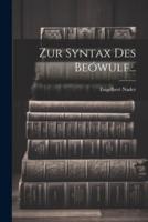 Zur Syntax Des Beówulf...