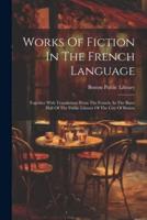 Works Of Fiction In The French Language