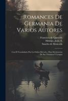 Romances De Germania De Varios Autores