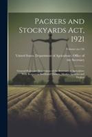 Packers and Stockyards Act, 1921