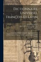 Dictionnaire Universel François Et Latin