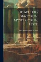 De Apuleio Isiacorum Mysteriorum Teste