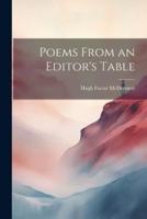 Poems From an Editor's Table