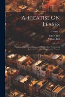 A Treatise On Leases