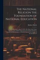 The National Religion the Foundation of National Education
