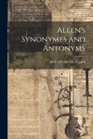 Allen's Synonymes and Antonyms