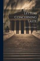 Letters Concerning Taste