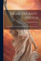 Kritik Des Anti-Hegels