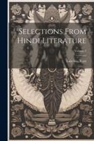 Selections from Hindi Literature; Volume 1