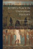 Egypt's Place In Universal History