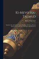 Ki-Mevo Ha-Talmud