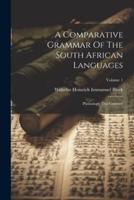 A Comparative Grammar Of The South African Languages