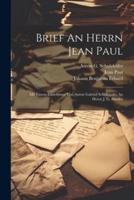 Brief An Herrn Jean Paul