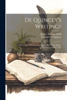 De Quincey's Writings