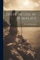 Das Hohe Lied. 41.-45. Auflage.