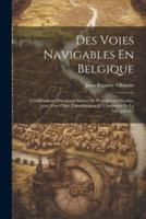 Des Voies Navigables En Belgique