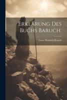 Erklärung Des Buchs Baruch.
