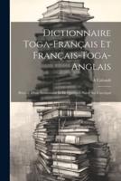 Dictionnaire Toga-Français Et Français-Toga-Anglais