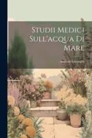 Studii Medici Sull'acqua Di Mare