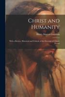 Christ and Humanity