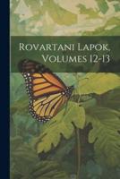 Rovartani Lapok, Volumes 12-13