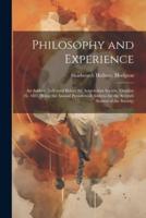 Philosophy and Experience