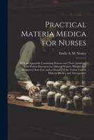 Practical Materia Medica for Nurses