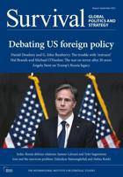 Survival. August-September 2021 Debating US Foreign Policy