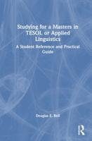Studying for a Masters in TESOL or Applied Linguistics