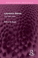 Laurence Sterne. The Later Years