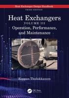 Heat Exchangers. Operation, Performance, and Maintenance