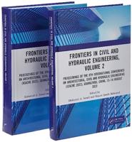 Frontiers in Civil and Hydraulic Engineering