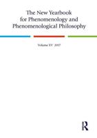 The New Yearbook for Phenomenology and Phenomenological Philosophy. Volume 15