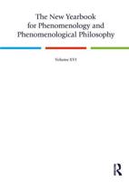 The New Yearbook for Phenomenology and Phenomenological Philosophy. Volume 16
