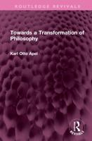 Towards a Transformation of Philosophy