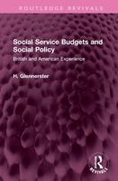 Social Service Budgets and Social Policy