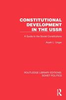 Constitutional Development in the USSR
