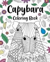 Capybara Adult Coloring Book