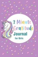 3 Minute Gratitude Journal for Girls