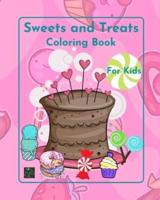 Sweets and Treats Coloring book Book for kids