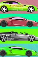 Supercars coloring book