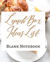 Lunch Box Ideas List - Blank Notebook - Write It Down - Pastel Rose Gold Brown - Abstract Modern Contemporary Unique