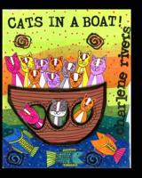 Cats in a Boat: A Family of Cats in a Cardboard Boat